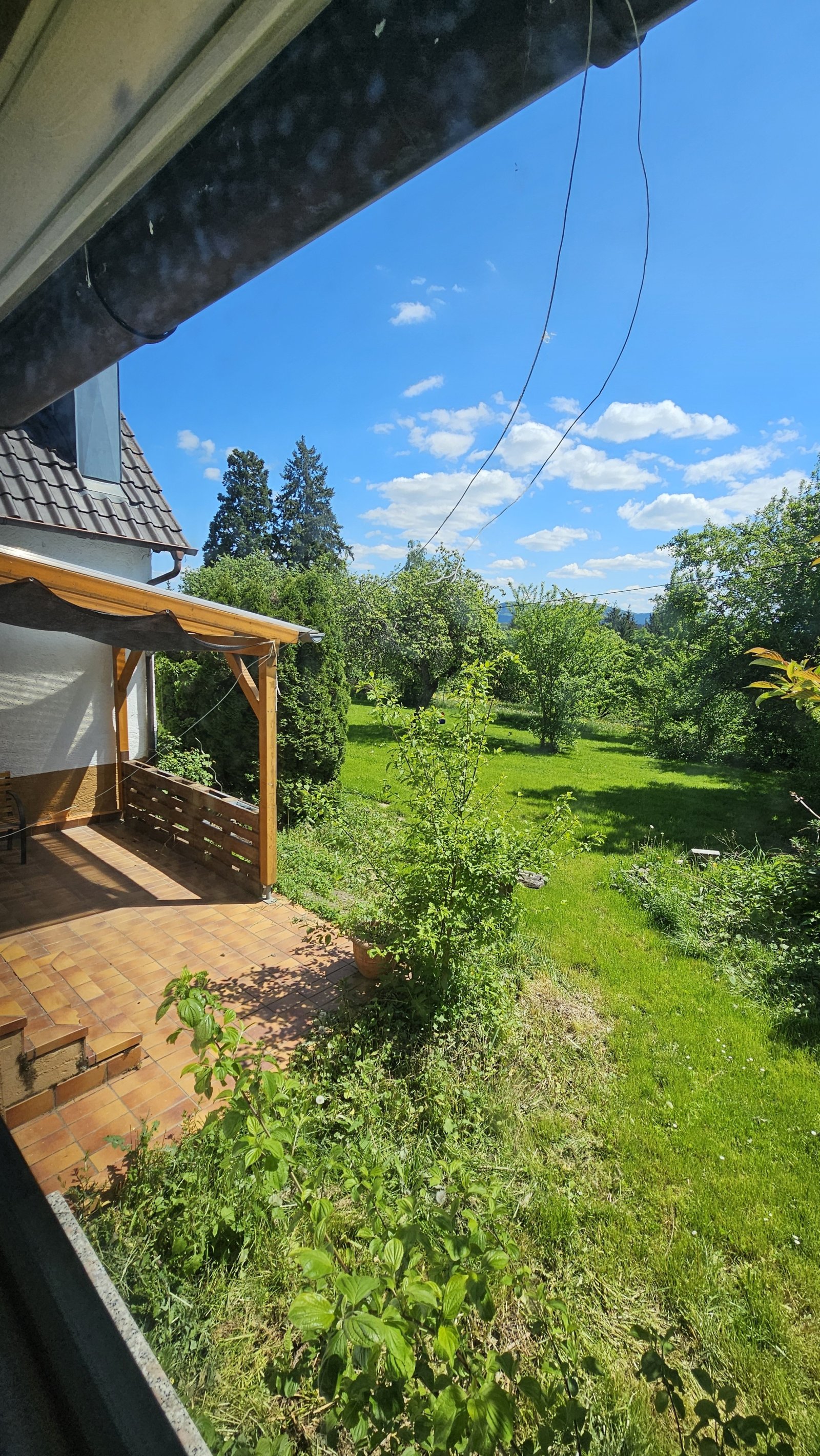 Ein großzügiges Haus auf einem weitläufigen Grundstück in einer idyllischen Lage