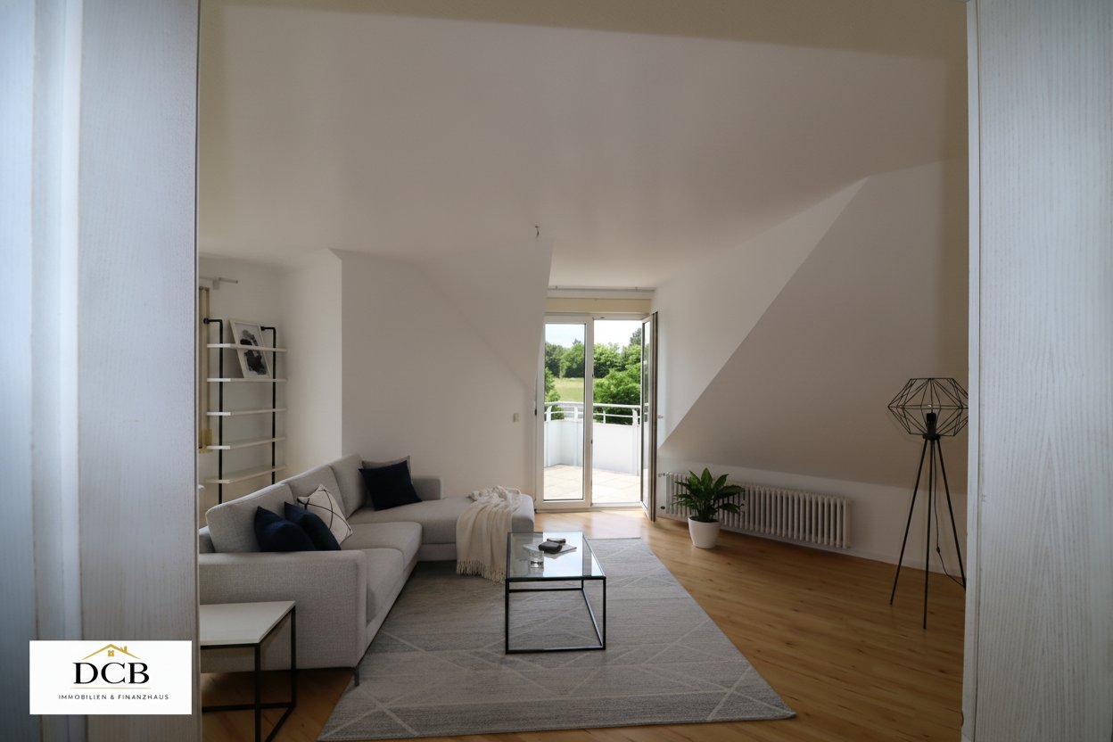 Charmante Dachgeschosswohnung mit Balkon. Wohnen in ruhiger Ortsrandlage von Trossingen