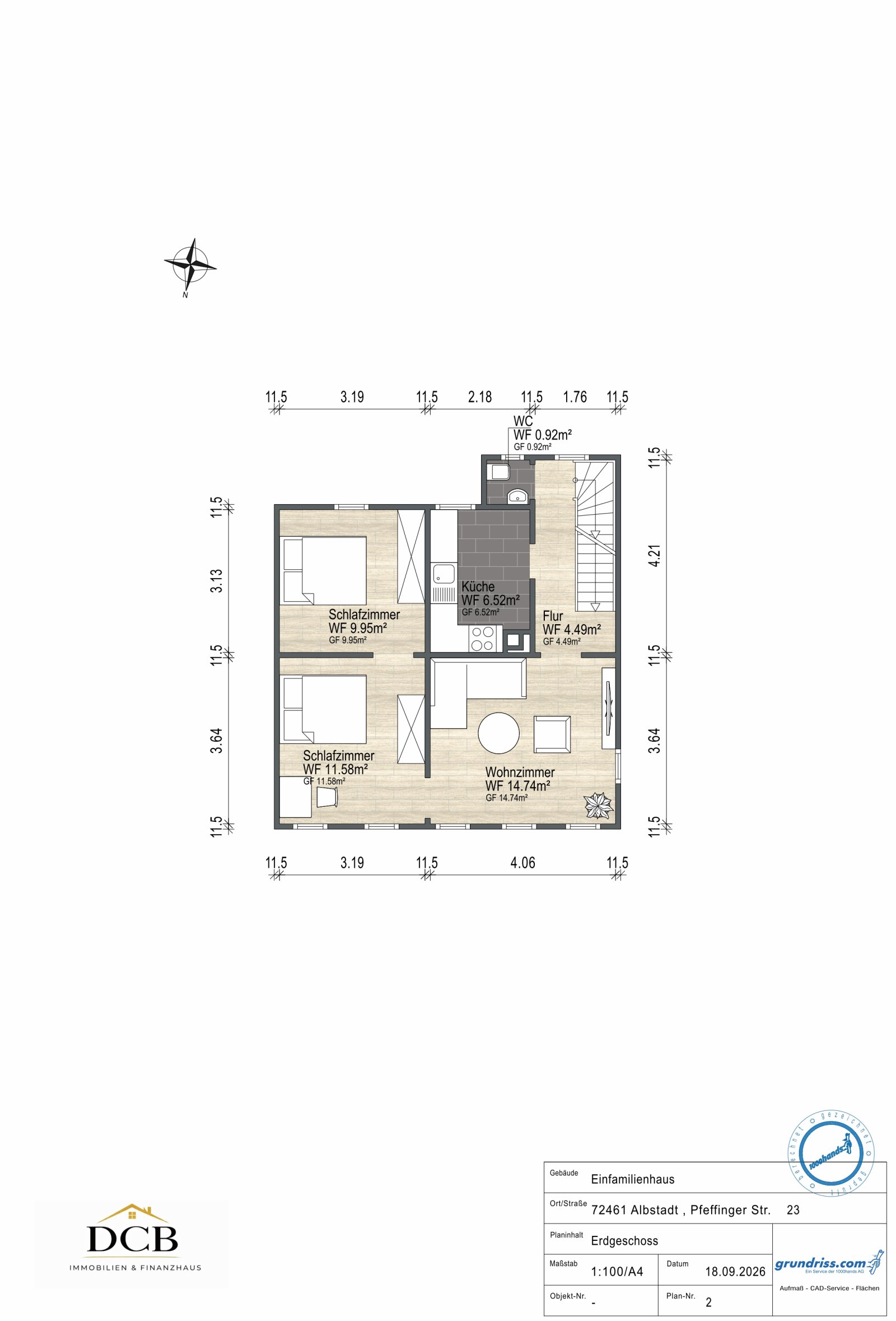 Ihr neues Zuhause mit Gestaltungspotenzial: Doppelhaushälfte mit Garten & Garage in Tailfingen