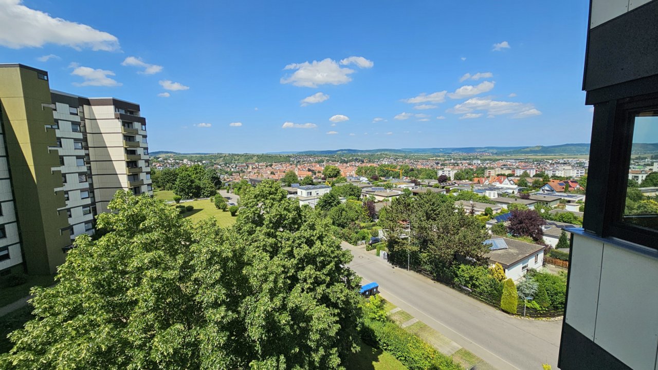 Blick aus Esszimmer