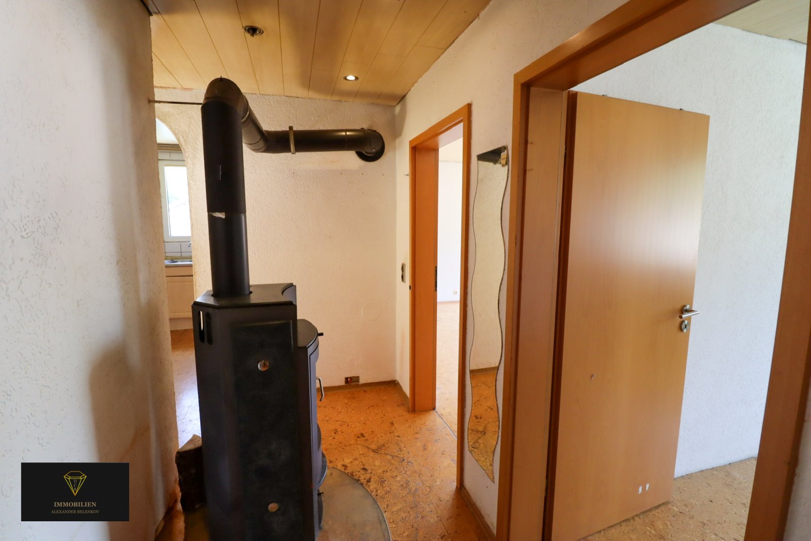 Flur mit Kaminofen Flur mit Kaminofen