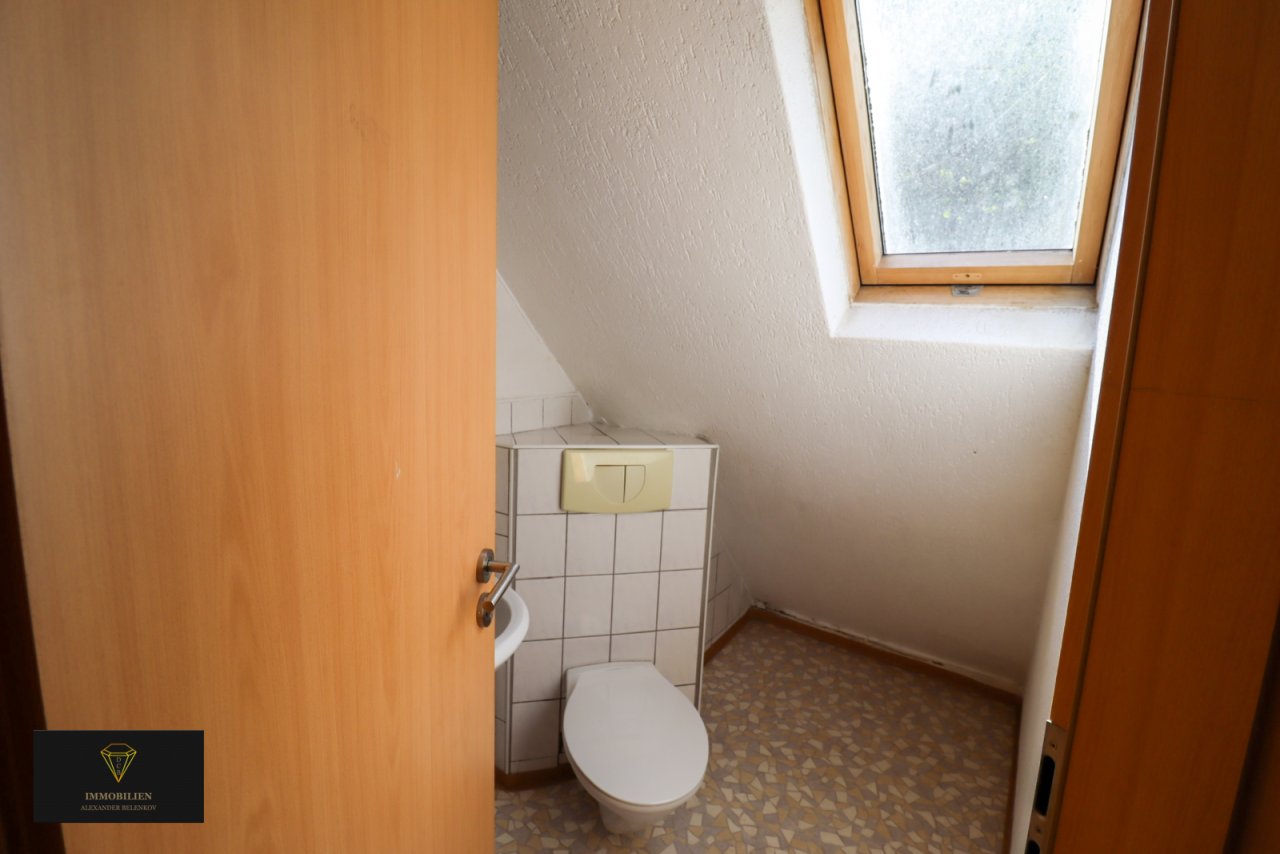 WC im Dachgeschoss WC im Dachgeschoss